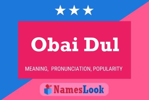 Obai Dul Name Poster