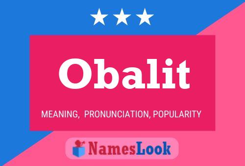 Obalit Name Poster