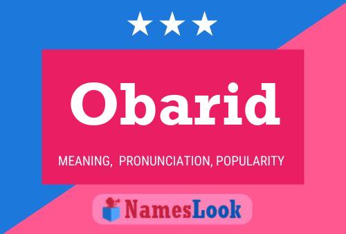 Obarid Name Poster