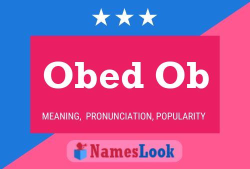 Obed Ob Name Poster