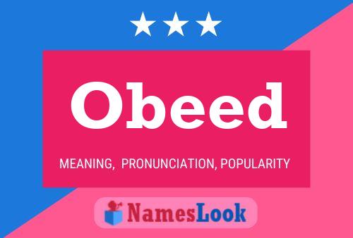 Obeed Name Poster