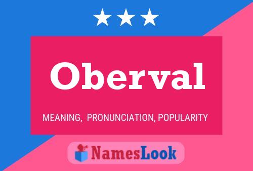 Oberval Name Poster