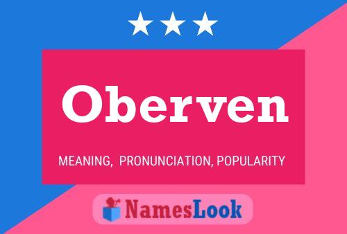 Oberven Name Poster