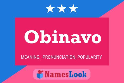 Obinavo Name Poster