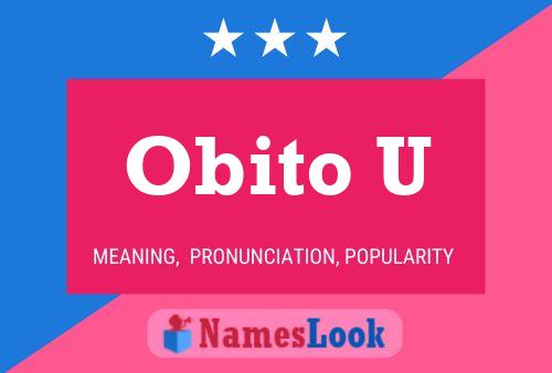 Obito U Name Poster