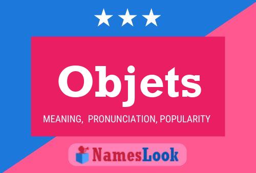 Objets Name Poster