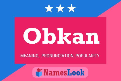 Obkan Name Poster