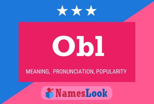 Obl Name Poster