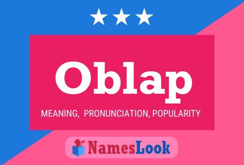 Oblap Name Poster