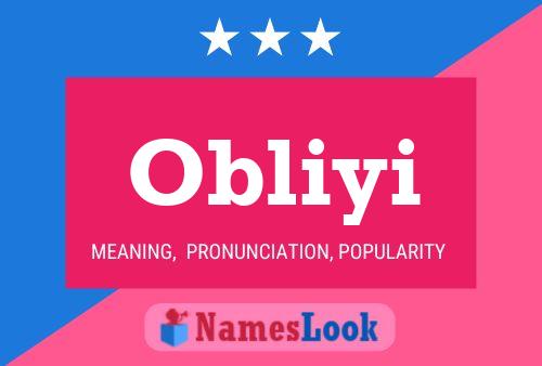 Obliyi Name Poster