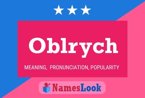 Oblrych Name Poster