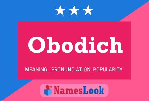 Obodich Name Poster