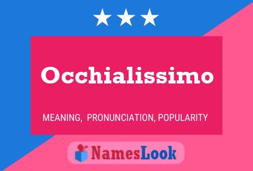 Occhialissimo Name Poster