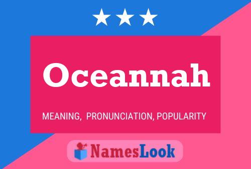 Oceannah Name Poster