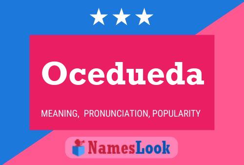 Ocedueda Name Poster