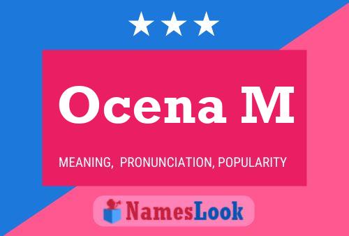 Ocena M Name Poster