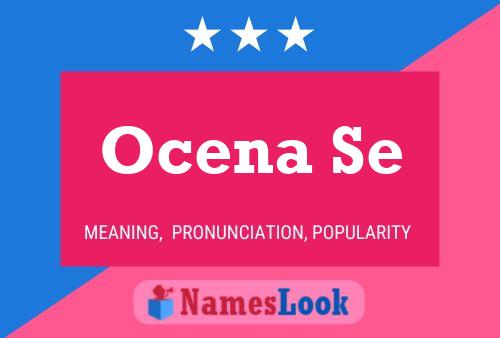 Ocena Se Name Poster