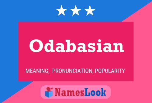 Odabasian Name Poster