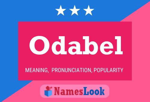 Odabel Name Poster