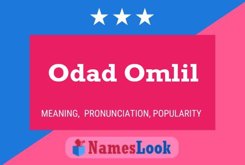 Odad Omlil Name Poster