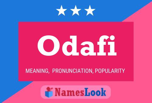 Odafi Name Poster