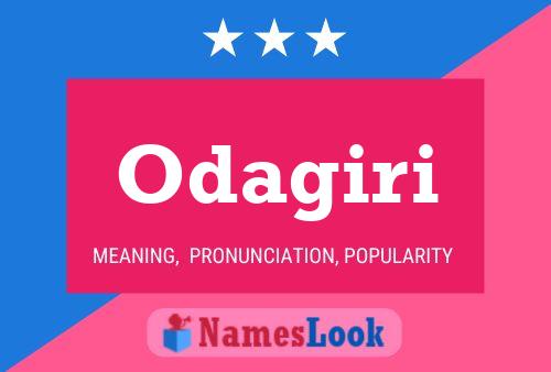 Odagiri Name Poster