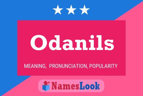 Odanils Name Poster