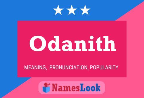 Odanith Name Poster