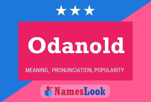 Odanold Name Poster