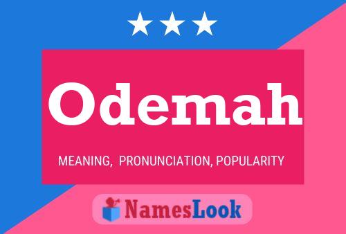 Odemah Name Poster