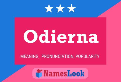 Odierna Name Poster