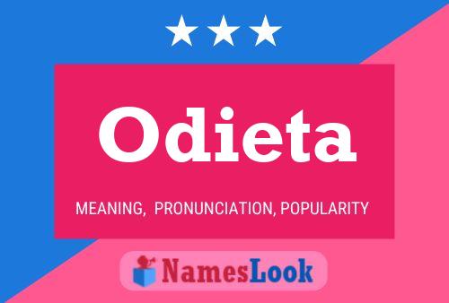 Odieta Name Poster