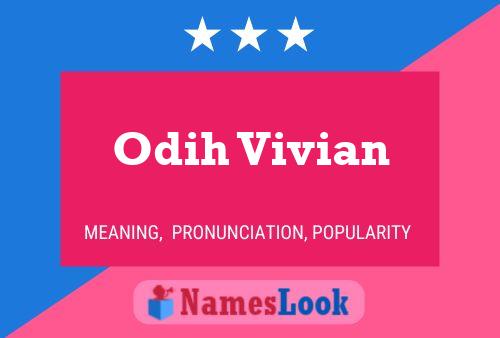 Odih Vivian Name Poster