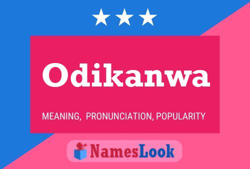 Odikanwa Name Poster