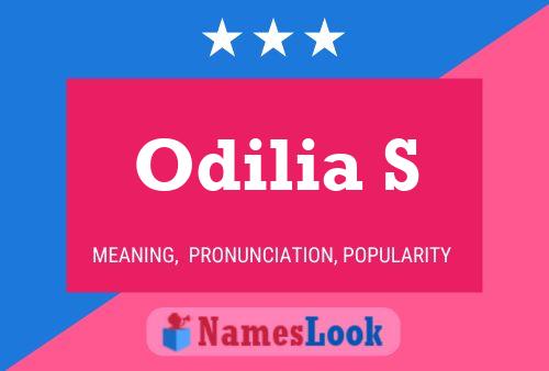 Odilia S Name Poster