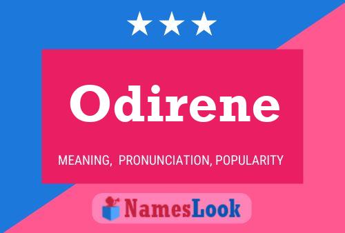 Odirene Name Poster