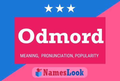 Odmord Name Poster