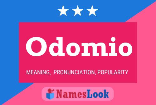 Odomio Name Poster