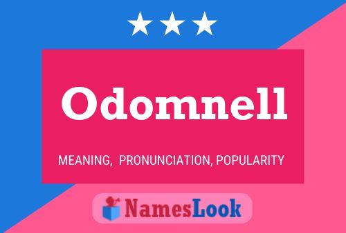 Odomnell Name Poster