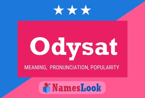 Odysat Name Poster