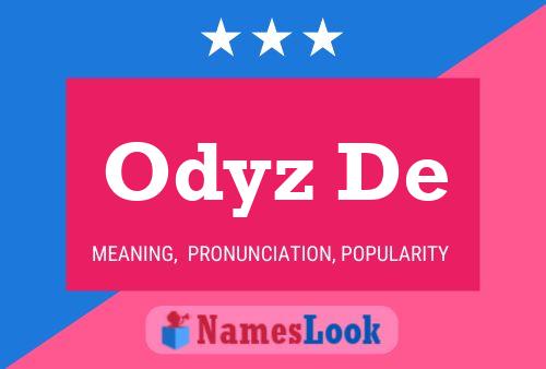 Odyz De Name Poster