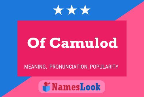 Of Camulod Name Poster