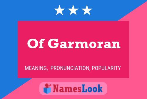 Of Garmoran Name Poster