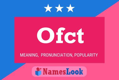 Ofct Name Poster