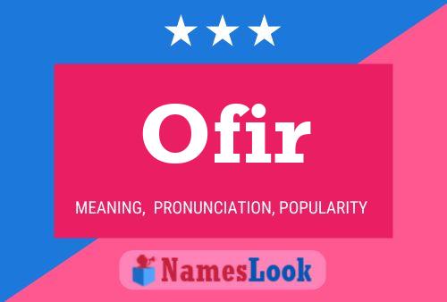 Ofir Name Poster