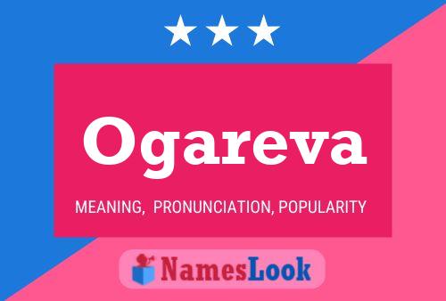 Ogareva Name Poster