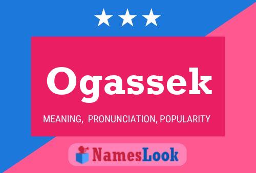 Ogassek Name Poster