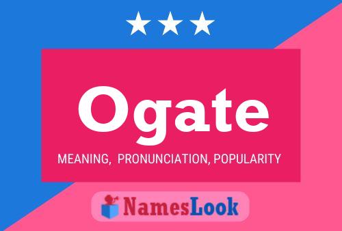 Ogate Name Poster