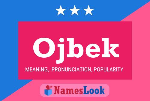 Ojbek Name Poster