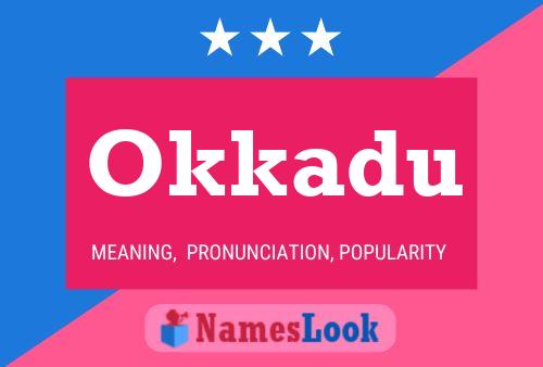 Okkadu Name Poster